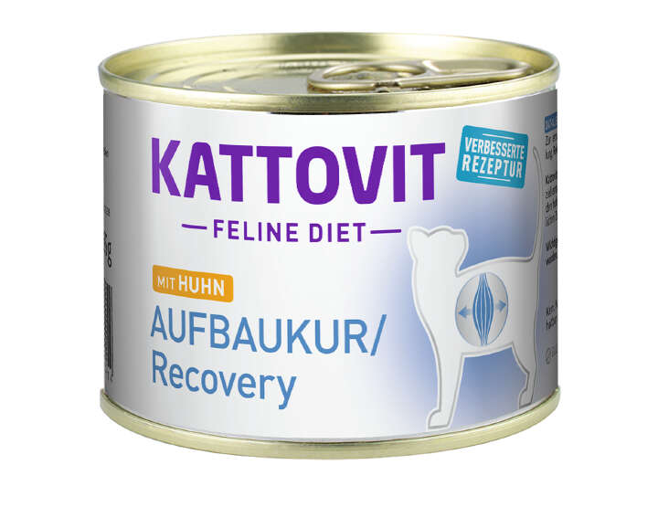 KATTOVIT Katzen-Nassfutter Feline Diet Aufbaukur/Recovery Huhn